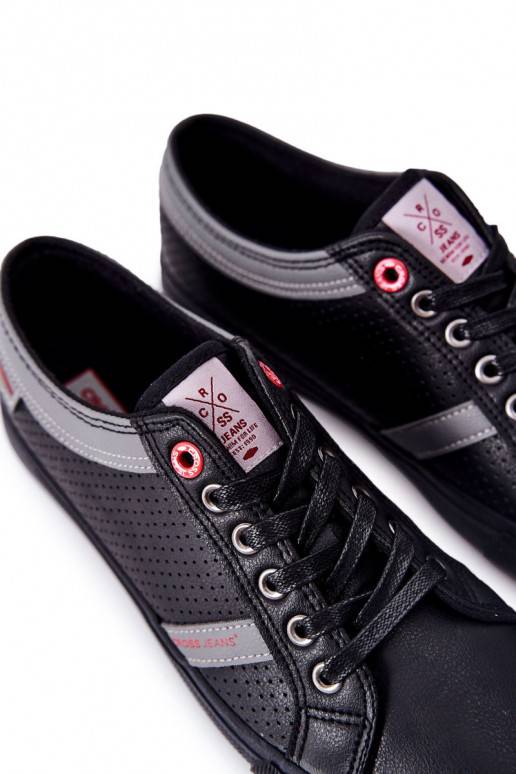 vīriešiem brīvā laika apavi Cross Jeans II1R4004C melnas krāsas