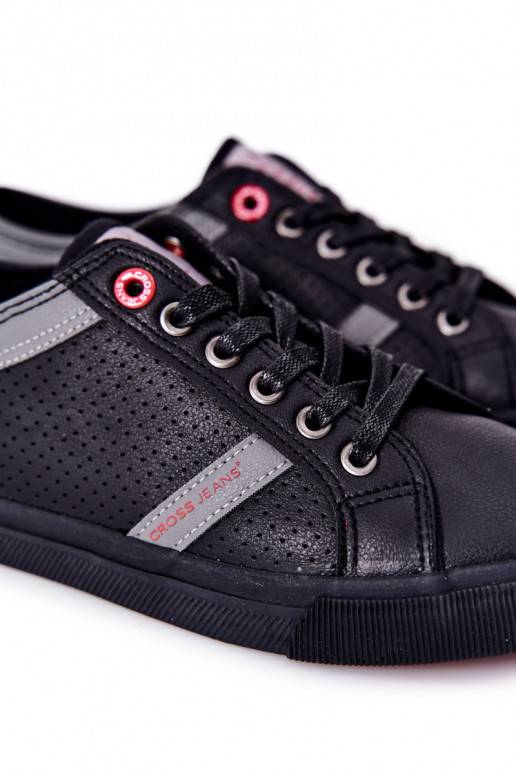vīriešiem brīvā laika apavi Cross Jeans II1R4004C melnas krāsas
