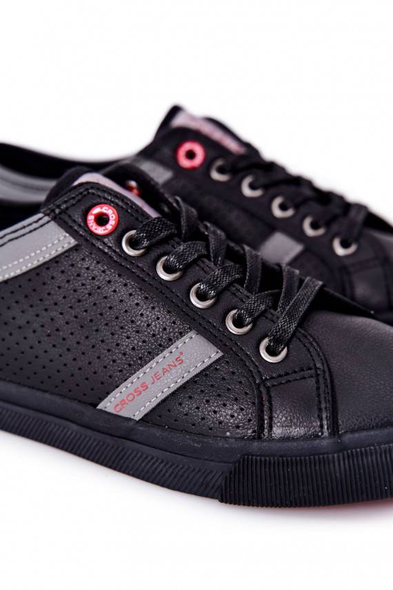 vīriešiem brīvā laika apavi Cross Jeans II1R4004C melnas krāsas