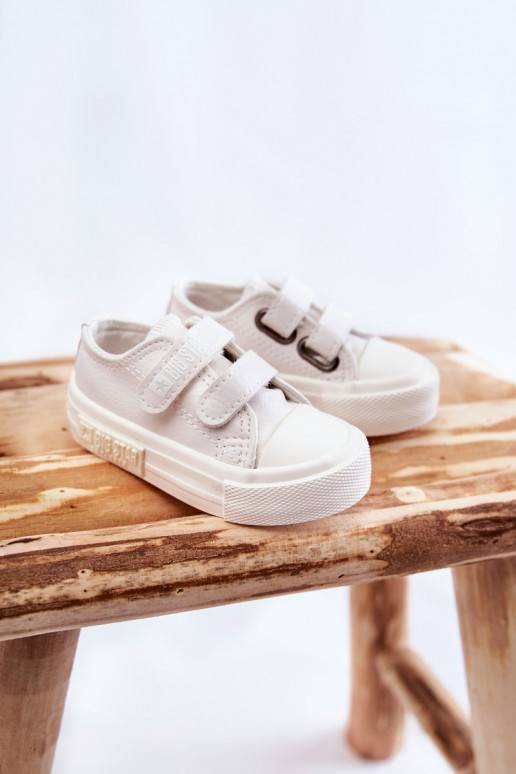 Bērnu apavi   brīvā laika apavi ar lipīgām aizdarēm BIG STAR KK374091 baltas krāsas