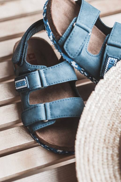 Bērnu apavi sandales Big Star JJ374117 tumši zilas krāsas