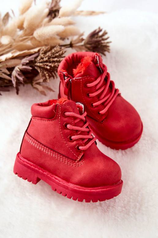 Bērnu apavi sarkanas krāsas Dexter