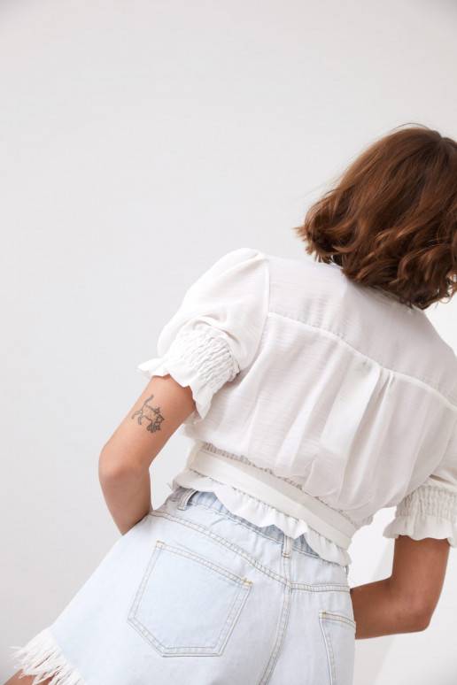 Blūze  krēmkrāsas Blūze  krēmkrāsas