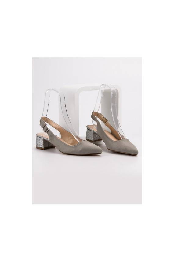 Kurpes ar spīdīgiem papēžiem YL381G