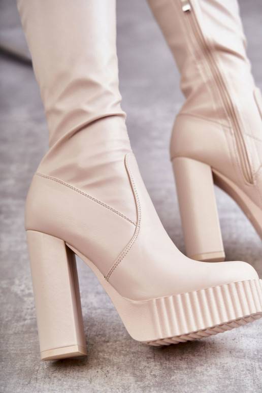 garie zābaki ar platformu smilšu krāsas Katrina    garie zābaki ar platformu smilšu krāsas Katrina