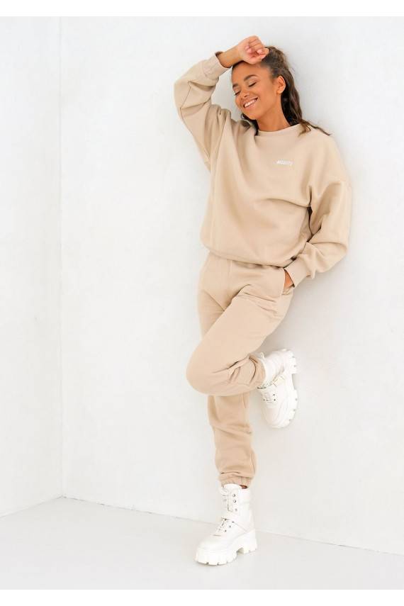 Warm Sand loose fit sporta bikses