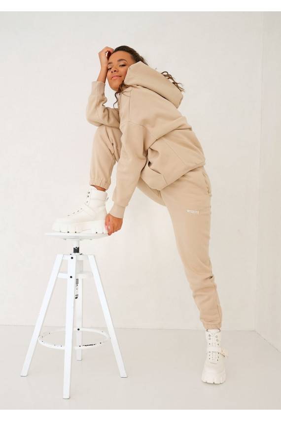 Warm Sand loose fit sporta bikses