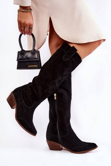   garie zābaki ar papēdi  Shoes 3235 melnas krāsas 2