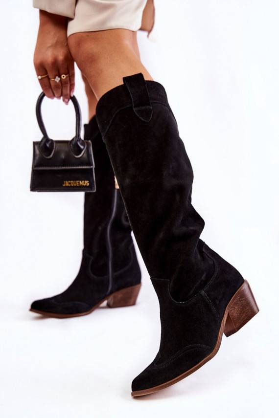   garie zābaki ar papēdi  Shoes 3235 melnas krāsas