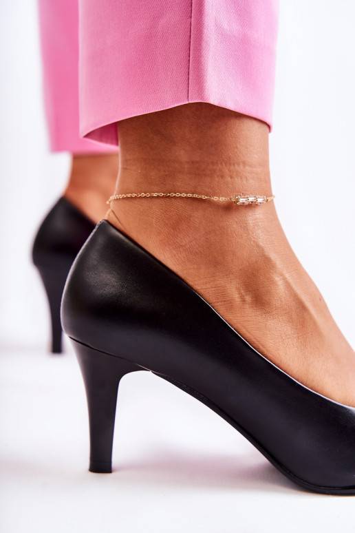   Klasiska modeļa Kurpes melnas krāsas Semprella