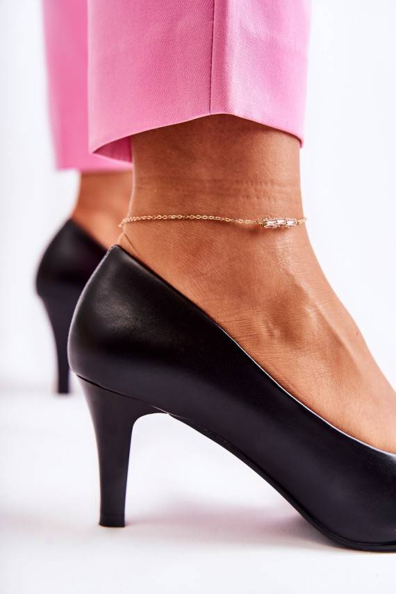   Klasiska modeļa Kurpes melnas krāsas Semprella