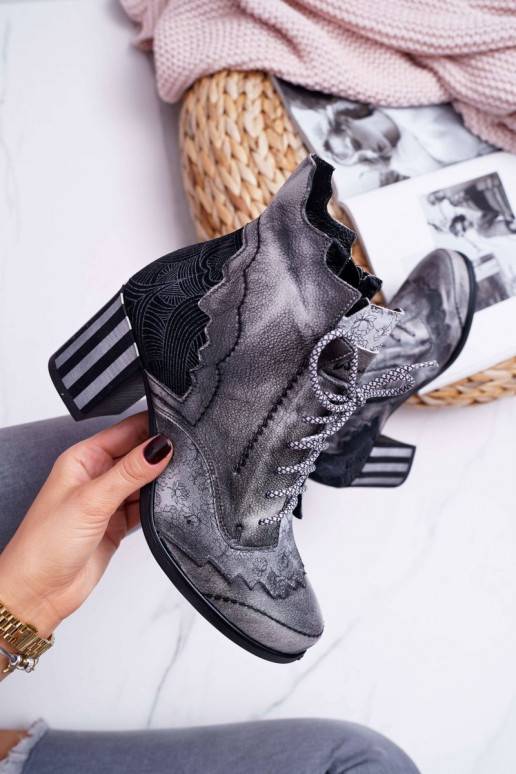 Sieviešu puszābaki  Pelēkas krāsas 03190