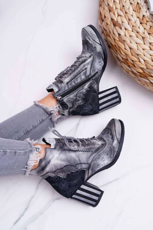 Sieviešu puszābaki  Pelēkas krāsas 03190