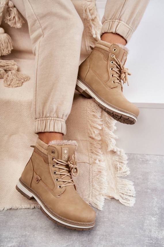   siltināti Sieviešu puszābaki apavi Ciemny ziloņkaula krāsas Liv