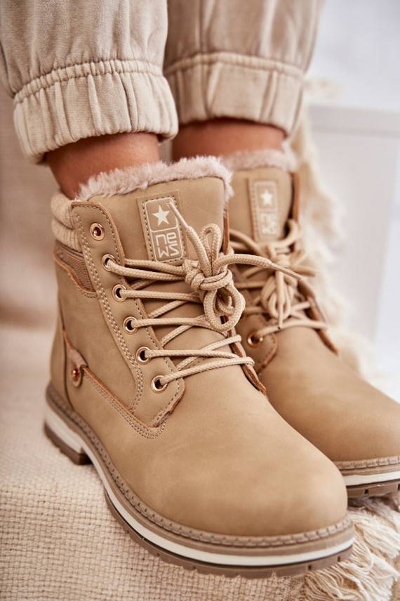   siltināti Sieviešu puszābaki apavi Ciemny ziloņkaula krāsas Liv