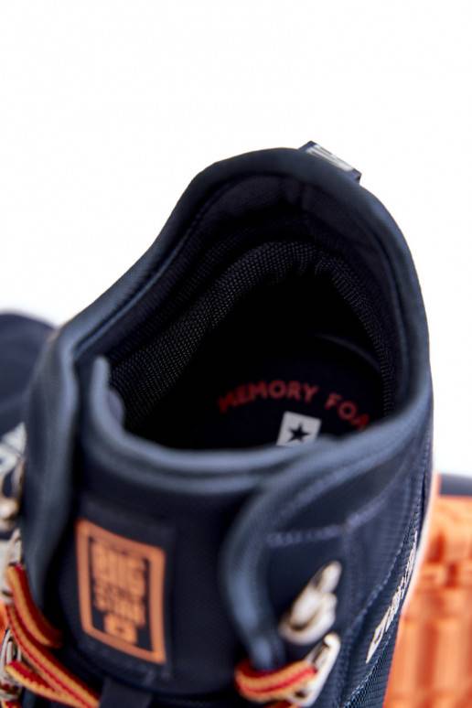 vīriešiem pārgājienu zābaki Memory Foam Big Star KK174110 tumši zilas krāsas