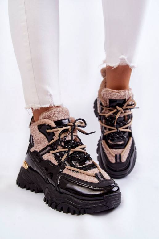   siltināti sporta apavi apavi -smilšu krāsas Edora