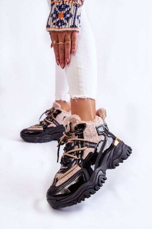   siltināti sporta apavi apavi -smilšu krāsas Edora