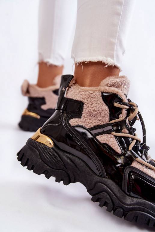   siltināti sporta apavi apavi -smilšu krāsas Edora