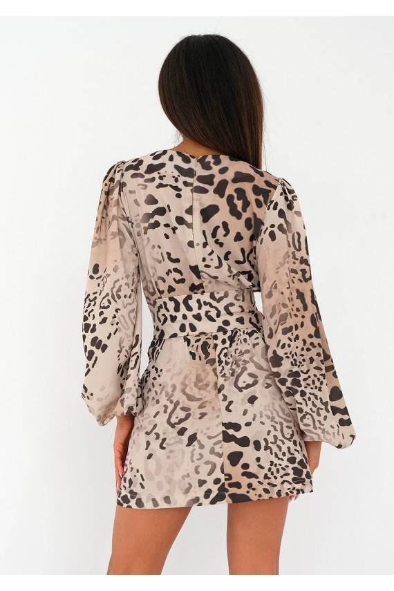 Noemi - Puķaina Mini kleita