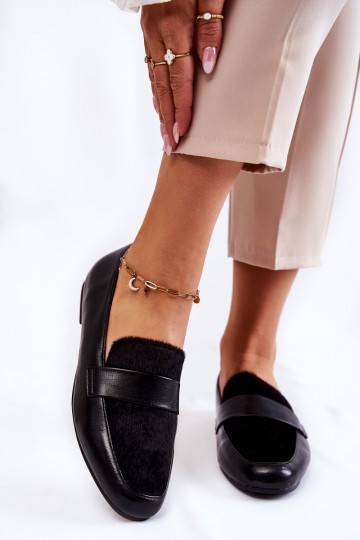     Mokasīni La.Fi 210018B-PUF melnas krāsas 2