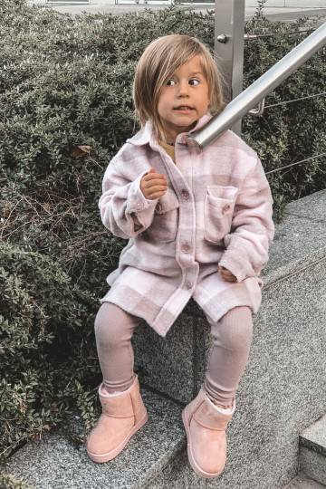 Bērnu ziemas apavi Rozā krāsas Gooby 2