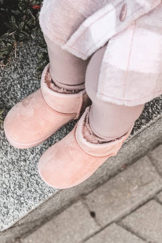 Bērnu ziemas apavi Rozā krāsas Gooby