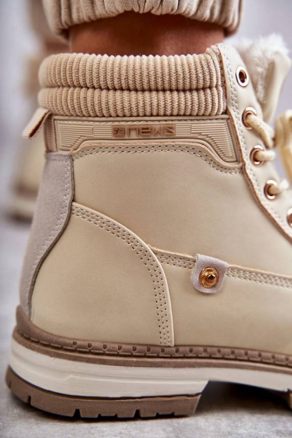   siltināti Sieviešu puszābaki apavi smilšu krāsas Liv