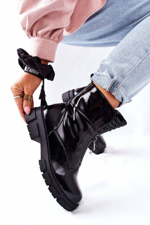   Sieviešu puszābaki melnas krāsas apavi Nobleford