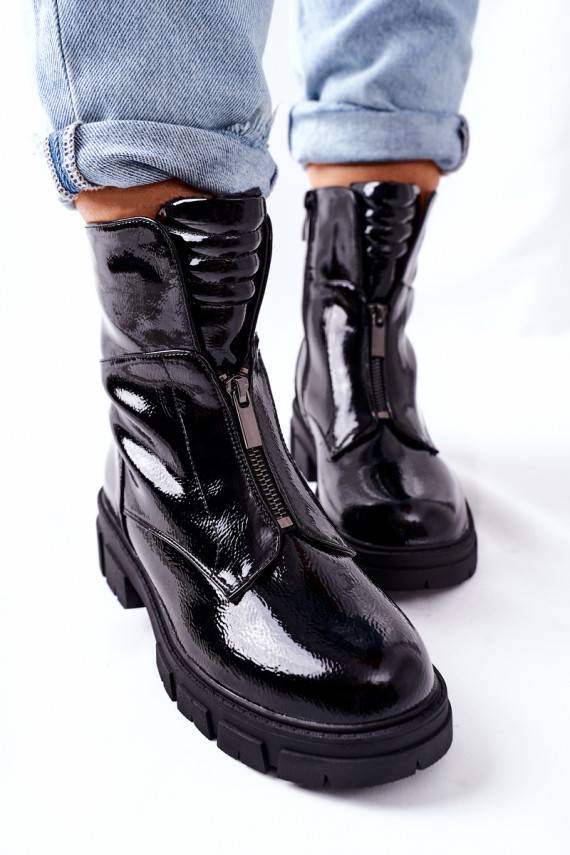   Sieviešu puszābaki melnas krāsas apavi Nobleford