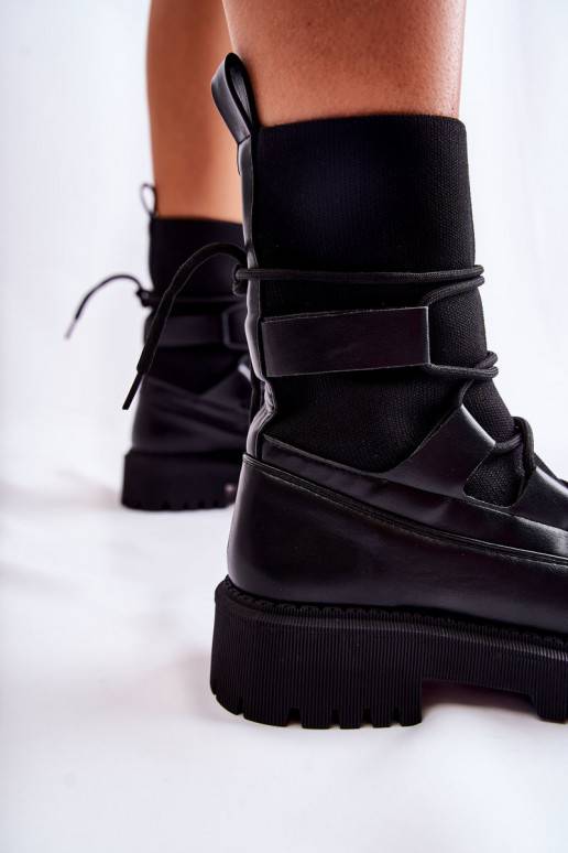   masīvi zābaki  melnas krāsas Fallor