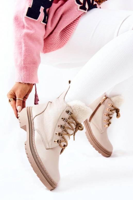   siltināti Sieviešu puszābaki smilšu krāsas Khaleni