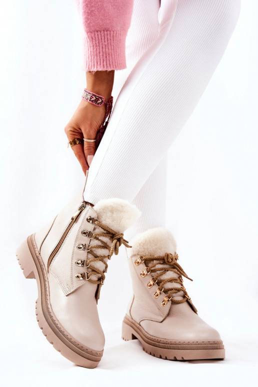   siltināti Sieviešu puszābaki smilšu krāsas Khaleni