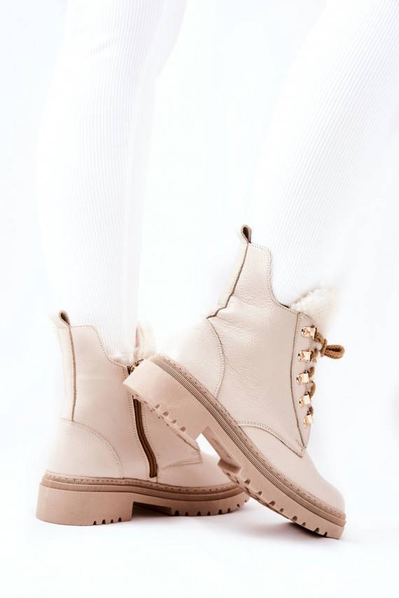   siltināti Sieviešu puszābaki smilšu krāsas Khaleni