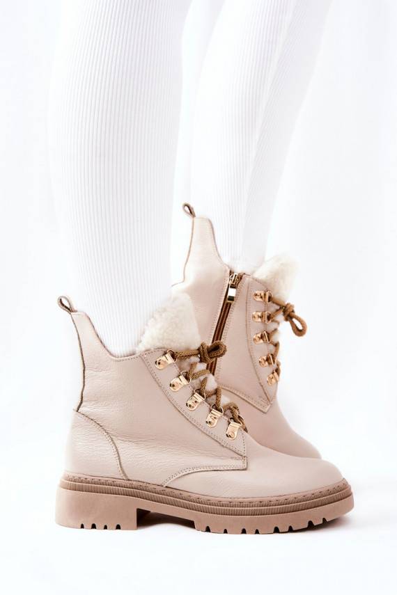   siltināti Sieviešu puszābaki smilšu krāsas Khaleni