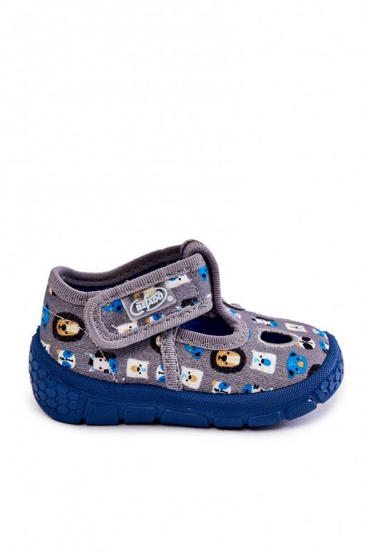 apavi čības Befado Zwierzątka 533P020 Pelēkas krāsas