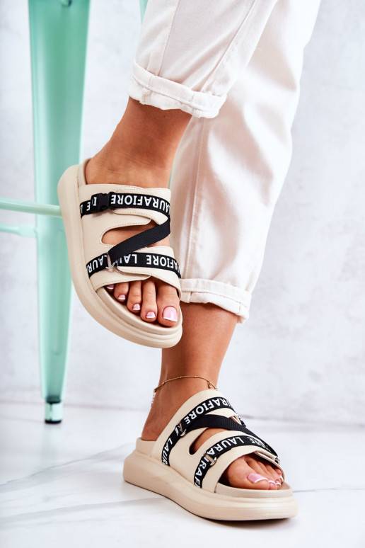   Stilīgasrnas Čibas no dabīgas ādas La.Fi smilšu krāsas Menifis