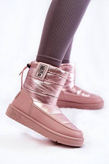 sniega apavi Big Star II274119 Rozā krāsas 2