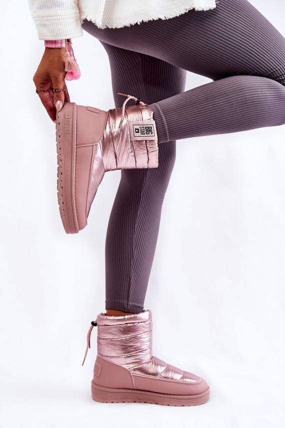   sniega apavi Big Star II274119 Rozā krāsas