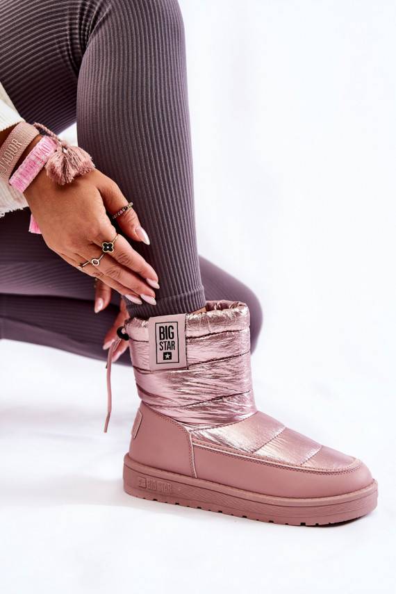   sniega apavi Big Star II274119 Rozā krāsas