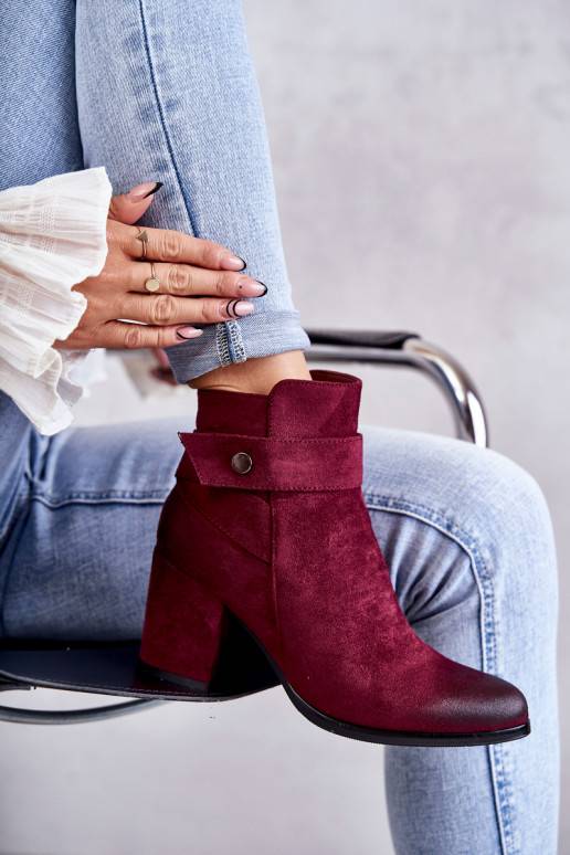   zamšādas Sieviešu puszābaki La.Fi 260041WI-SU sarkanas krāsas