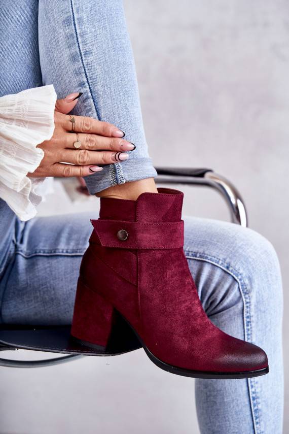   zamšādas Sieviešu puszābaki La.Fi 260041WI-SU sarkanas krāsas