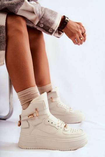 siltināti  sporta apavi smilšu krāsas Lexa