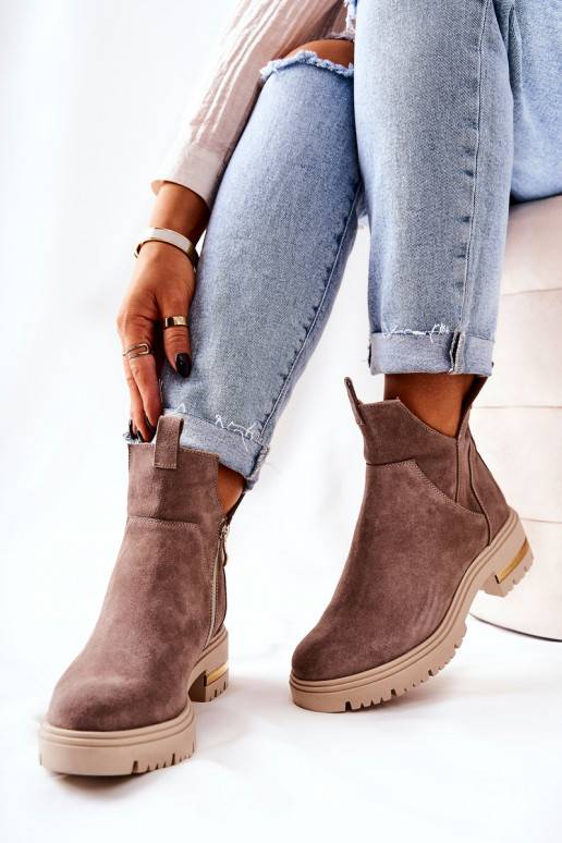 Sieviešu puszābaki siltināti Cut Out  Tanya Sieviešu puszābaki siltināti Cut Out  Tanya