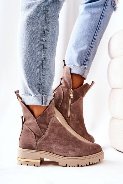 Sieviešu puszābaki siltināti Cut Out  Tanya Sieviešu puszābaki siltināti Cut Out  Tanya