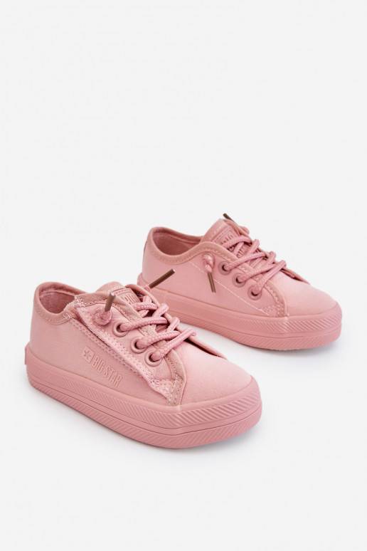 Bērnu apavi Auduma brīvā laika apavi BIG STAR LL374025 Rozā krāsas