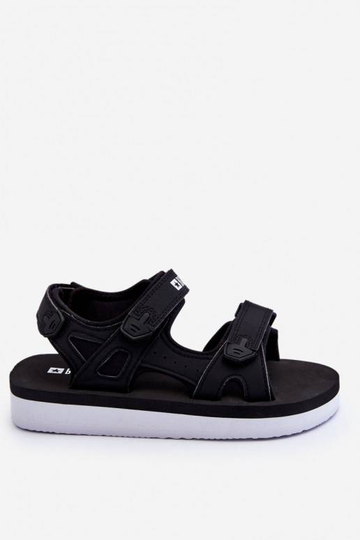   Sportiska stila sandales ar platformu Big Star LL274789 melnas krāsas