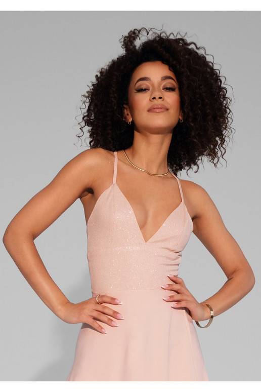 Selena -Spīdīga pliks maxi kleita