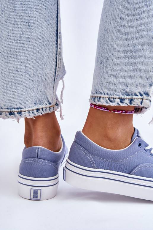   Sporta apavi ar platformu Big Star LL274231 Zilas krāsas