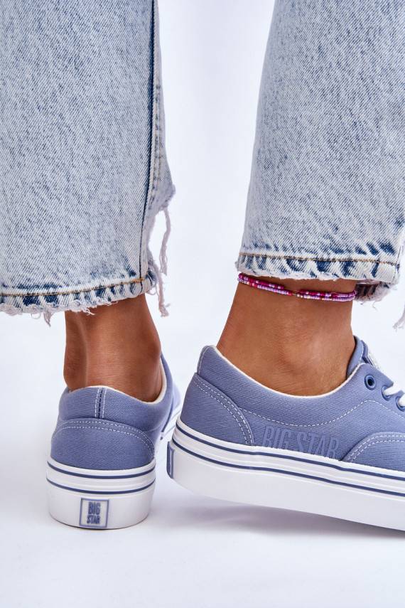   Sporta apavi ar platformu Big Star LL274231 Zilas krāsas